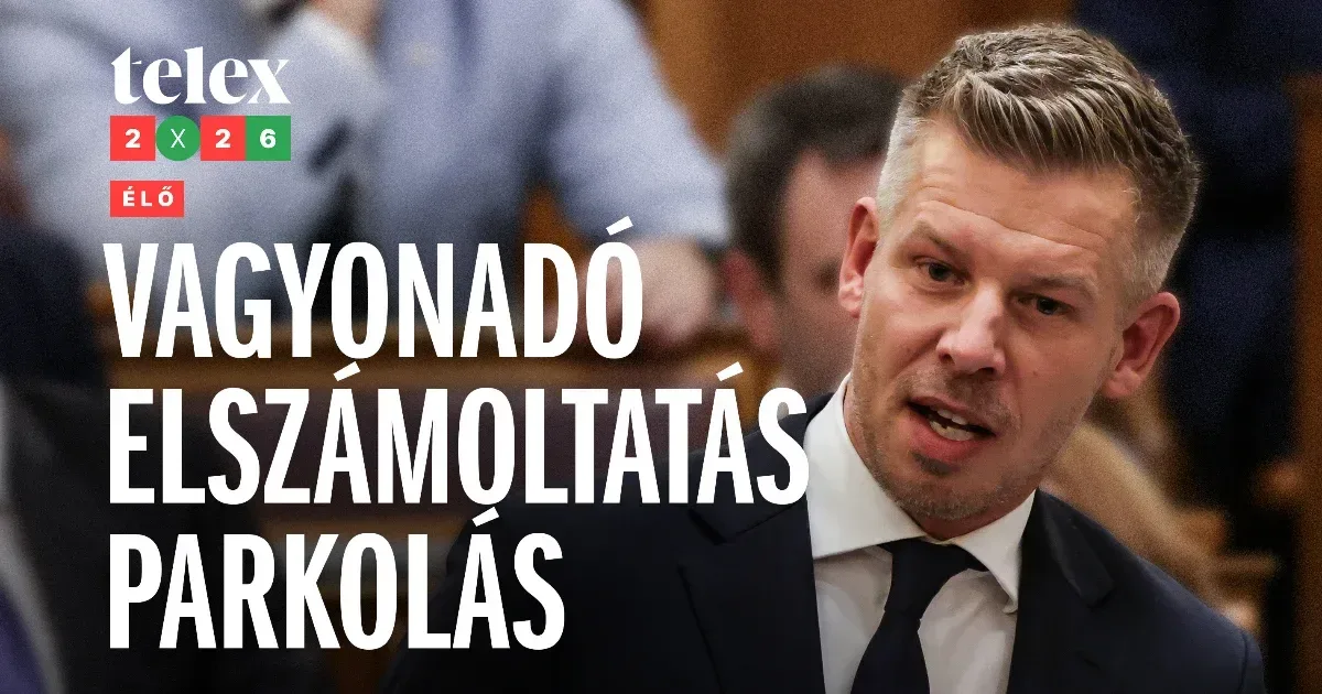 Élő parlamenti közvetítés: vagyonadó, elszámoltatás és parkolás a napirenden