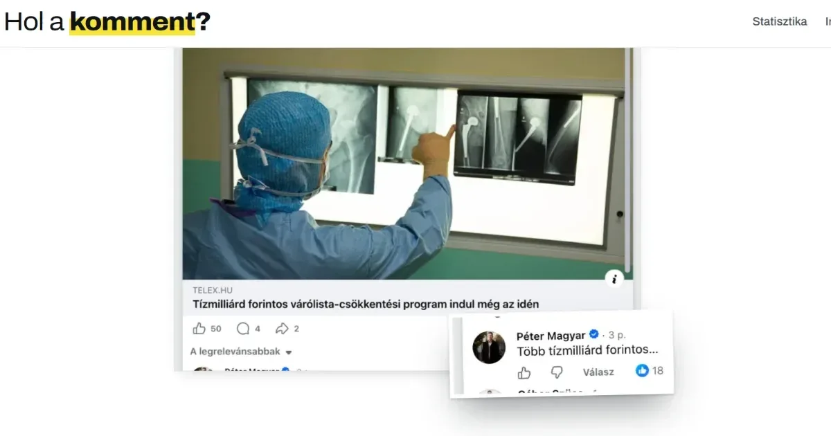 Feketeöves kommentelő kapott oldalt: Magyar Péter hajnali hat előtt is kommentel