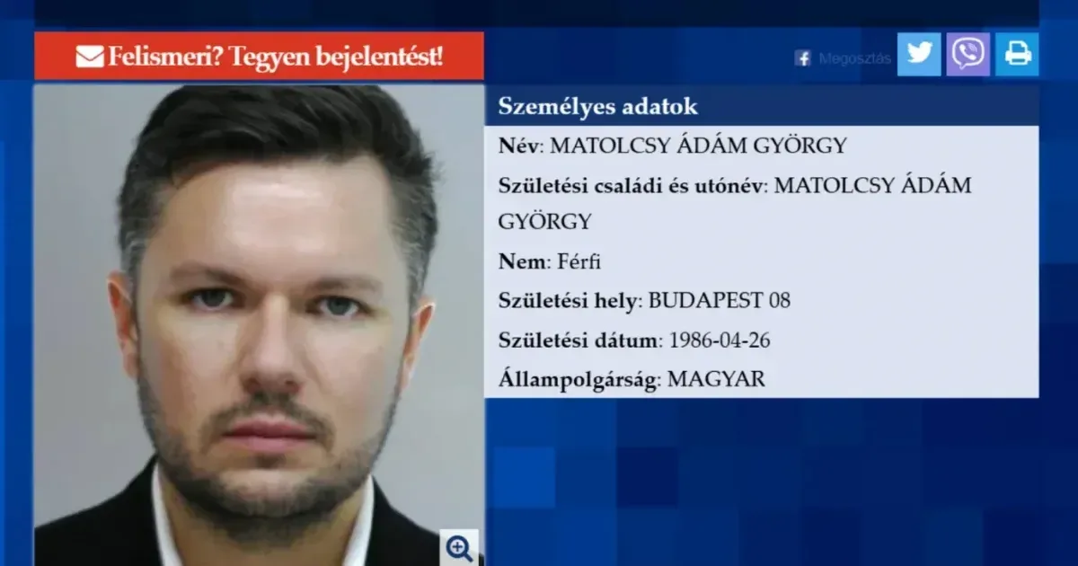 Matolcsy Ádámot továbbra is körözi a rendőrség