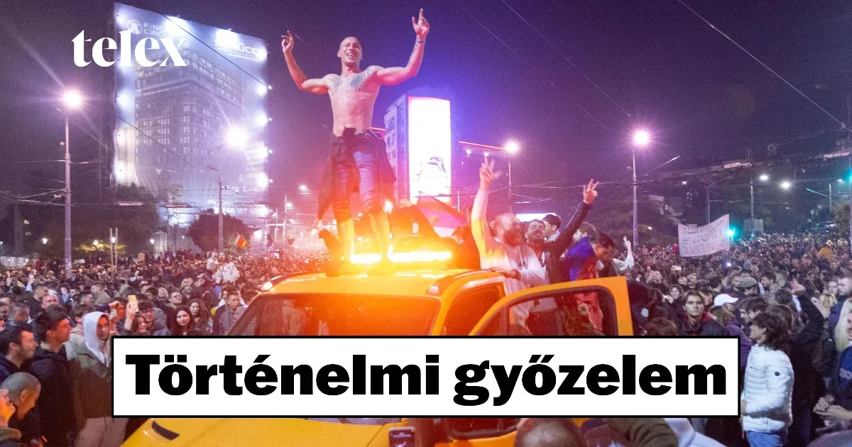 Öröm Szerbiában – az egyetemisták történelmi győzelmének élő elemzése