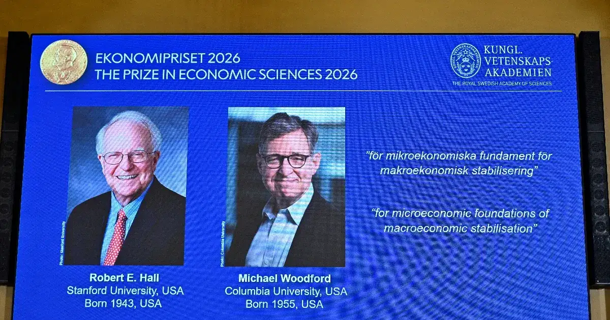 Robert E. Hall és Michael Woodford kapta a közgazdasági Nobel-emlékdíjat